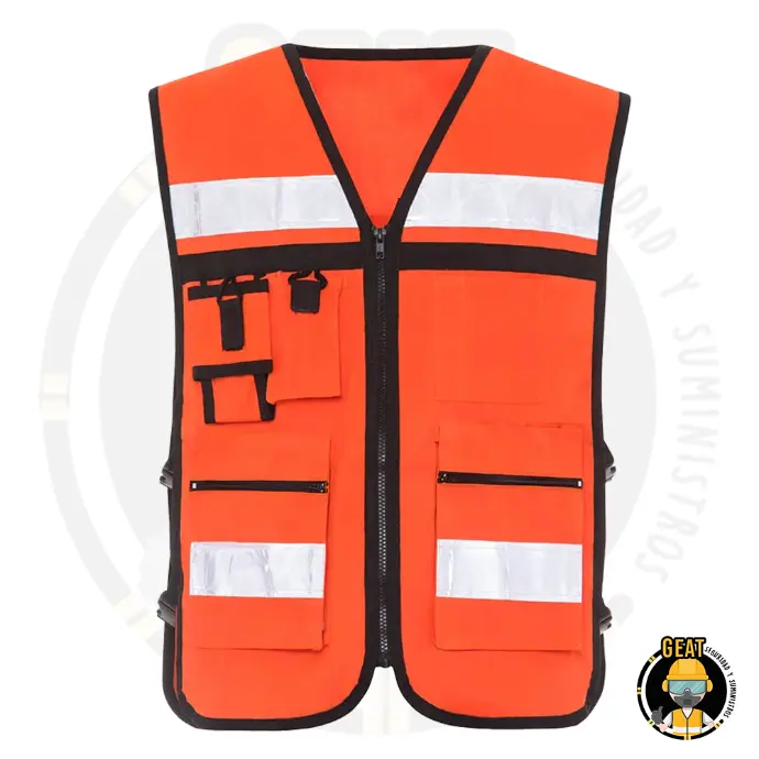 Chaleco Brigadista Unitalla anaranjado