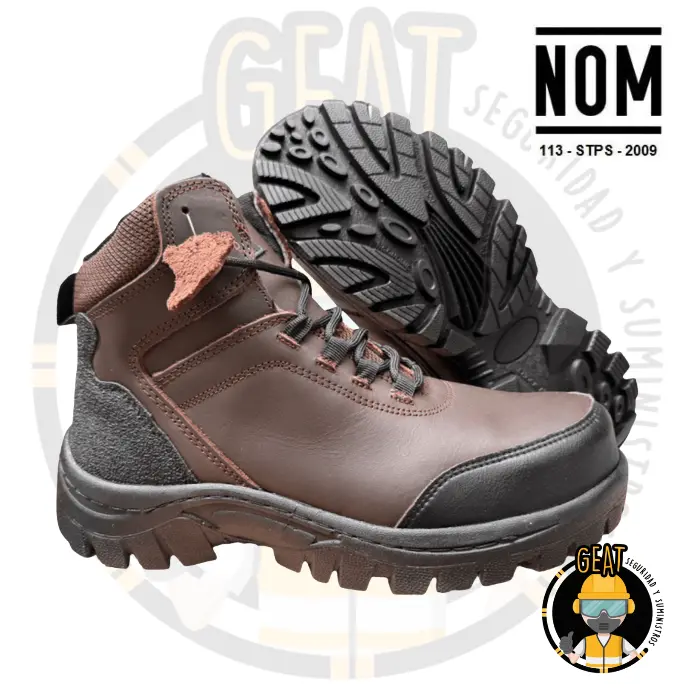 Bota Industrial Dieléctrica Café Oscuro – Modelo ATX
