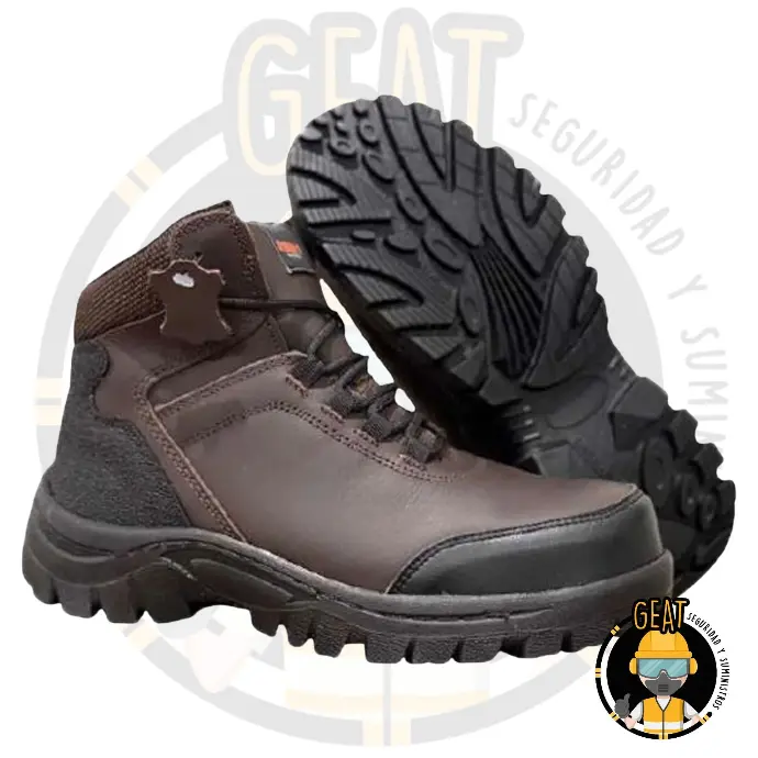Bota Industrial Dieléctrica Café Oscuro