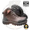 Bota Industrial Dieléctrica Café Oscuro – Modelo ATX