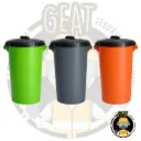 Bote para basura con tapa capacidad 125lts 