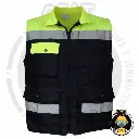 Chaleco GEAT Neón/Negro Rompevientos