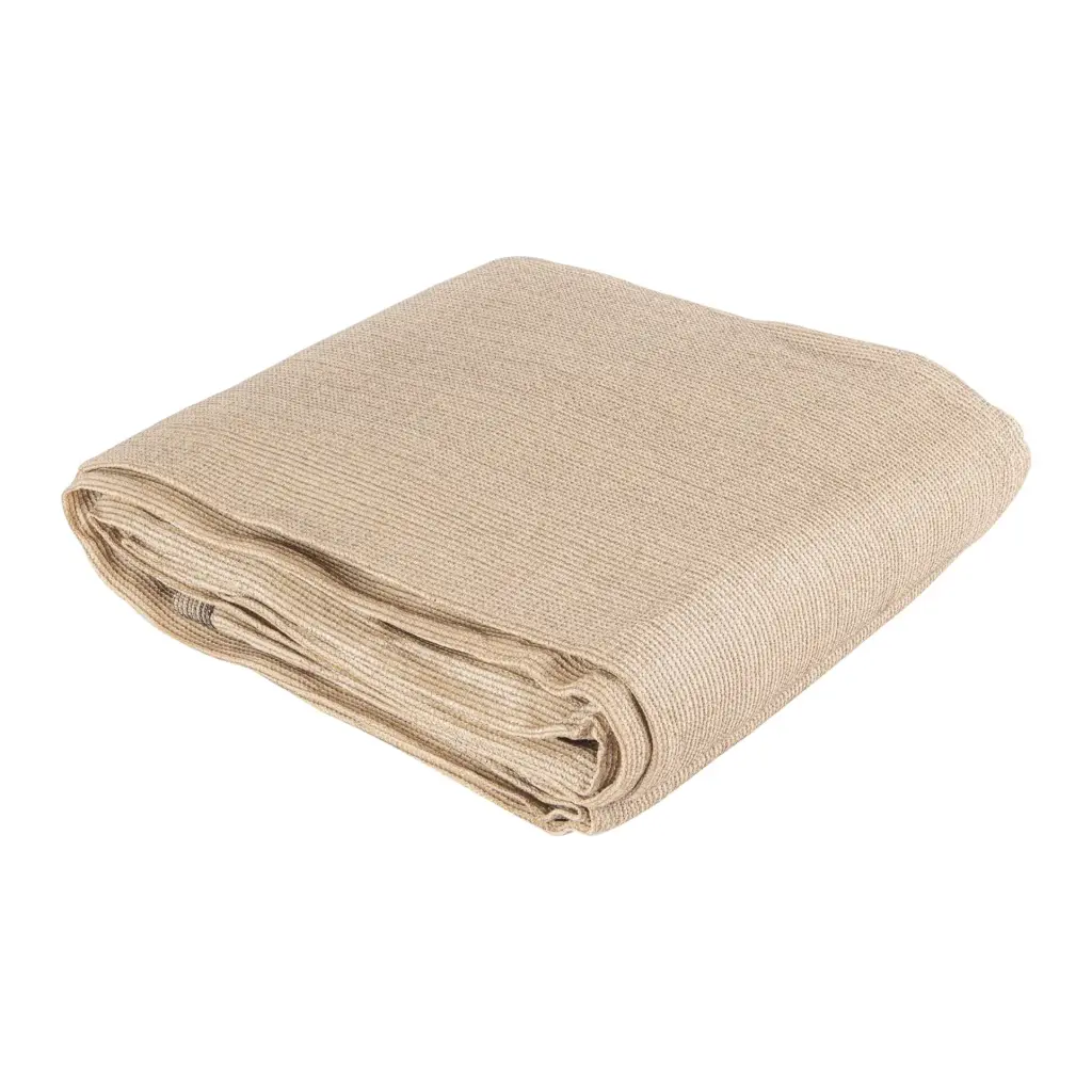 Toldo sombra 80%, raschel beige, 4m x 3m, FIERO