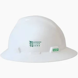 Casco Seguridad Msa V-gard  Ala Ancha Ajuste Matraca 