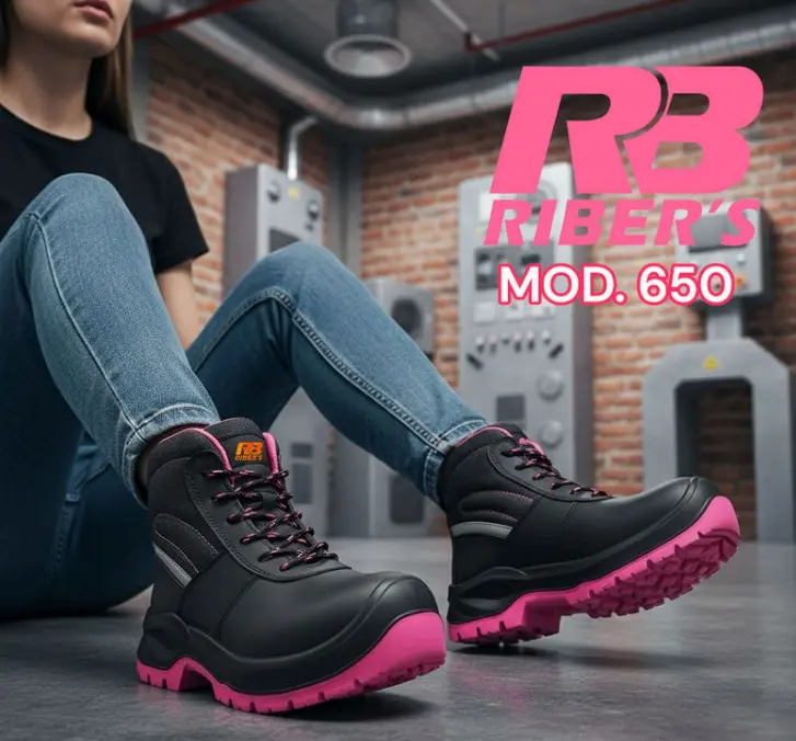 Bota Industrial Mod. 650, Dieléctrica con Casco de Poliamida