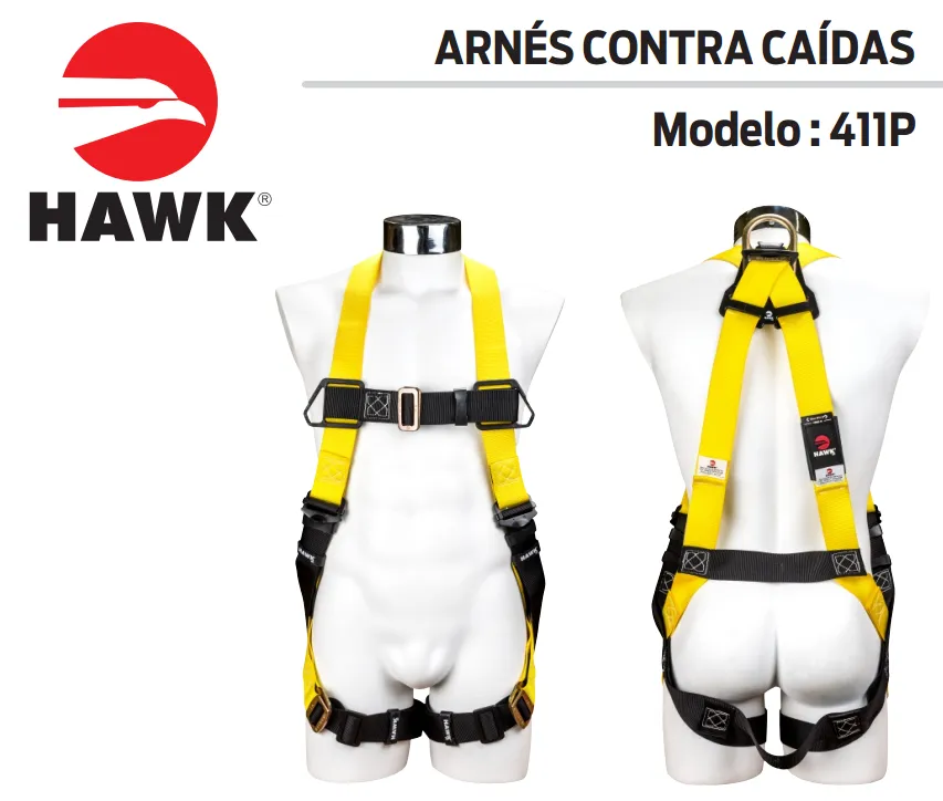 Arnés GAMMA HAWK 1 anillo hebilla PT