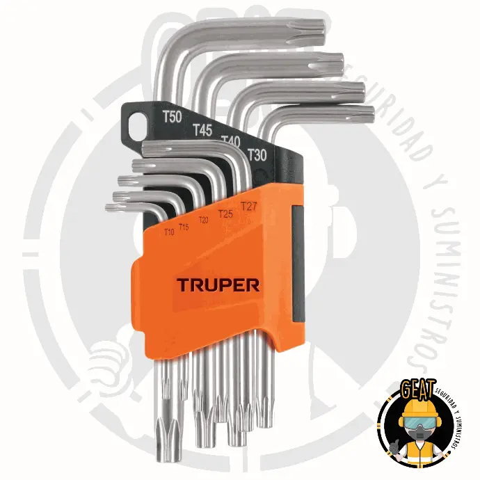 Juego de 13 Llaves Hexagonales Truper