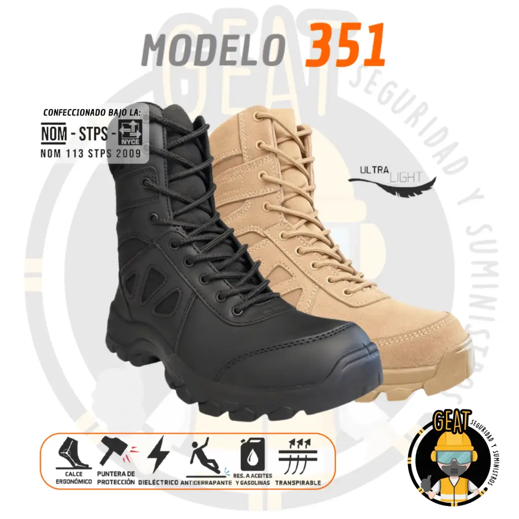 Bota Táctica Industrial Mod. RAMS 