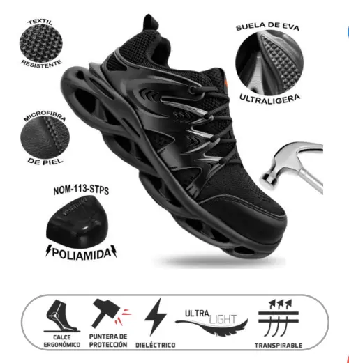Tenis Industrial Dieléctrico Mod. ULTRA