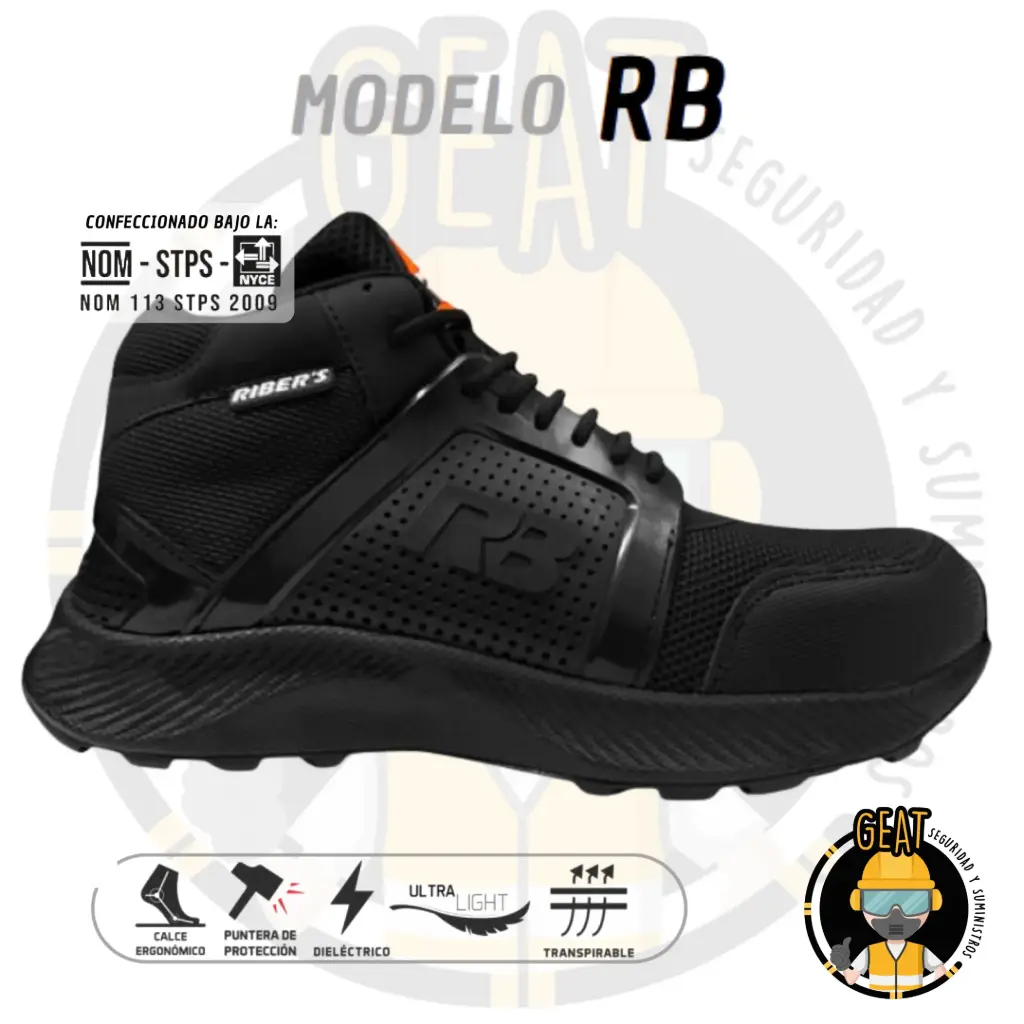 Tenis Industrial Dieléctrico Mod. RB 