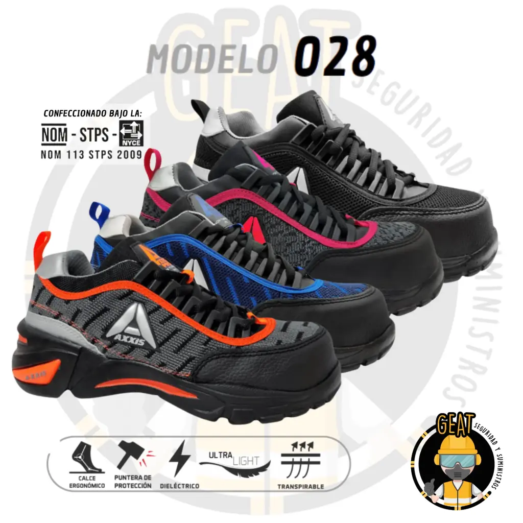 Tenis Industrial Dieléctrico Mod. 028 