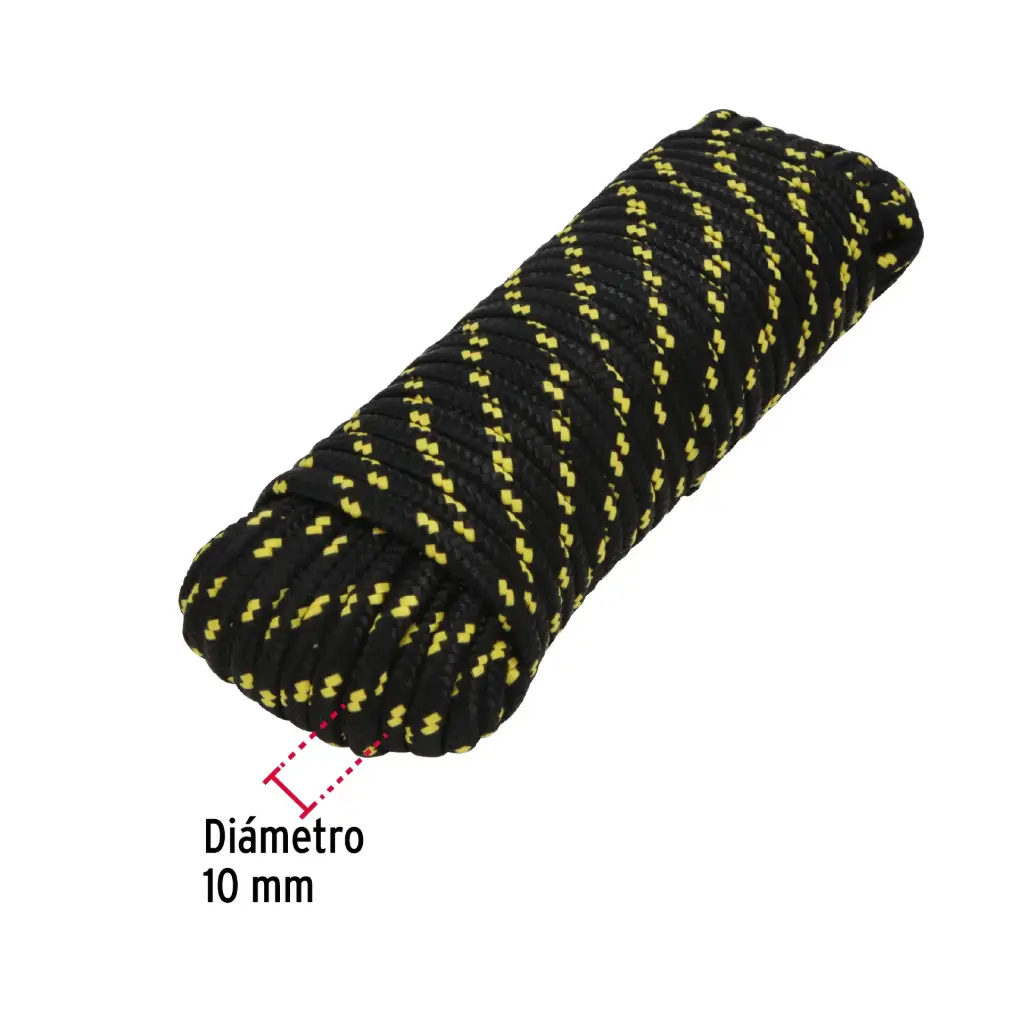[47816] Piola de polipropileno trenzada de 10mm x 30m en madeja