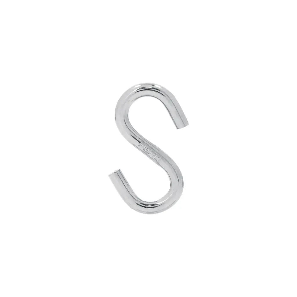 Gancho "S" de 3/16" de acero para cable, FIERO