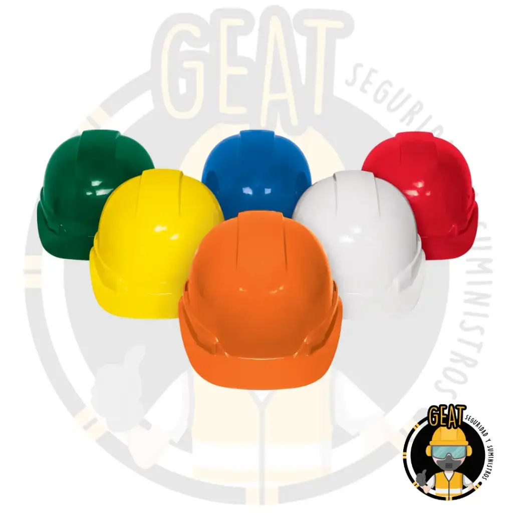 Casco de seguridad Clase E, ajuste de intervalos, con 6 puntos de anclaje Mca IGA 