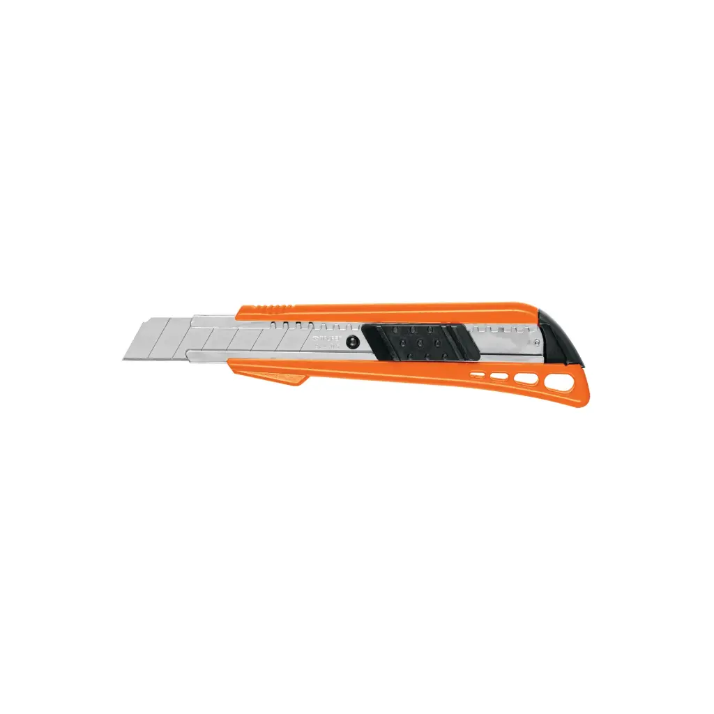 Cutter 18 mm reforzado de plástico con alma metálica, Truper