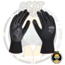 Guante Poliéster Negro C/Pal Nitrilo Suk