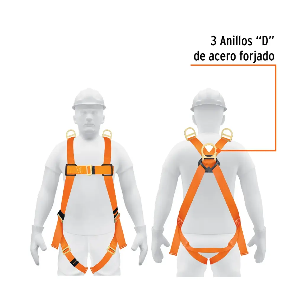 [14433] Arnés De Cuerpo Completo, 3 Anillos "D" 