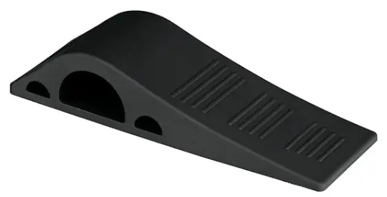 Cuña tope de caucho sintético para puerta de 12 cm, HERMEX