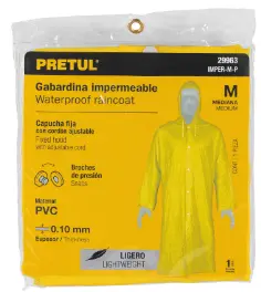 [29962] Gabardina Impermeable con broches de presión Mca Pretul (Chico)