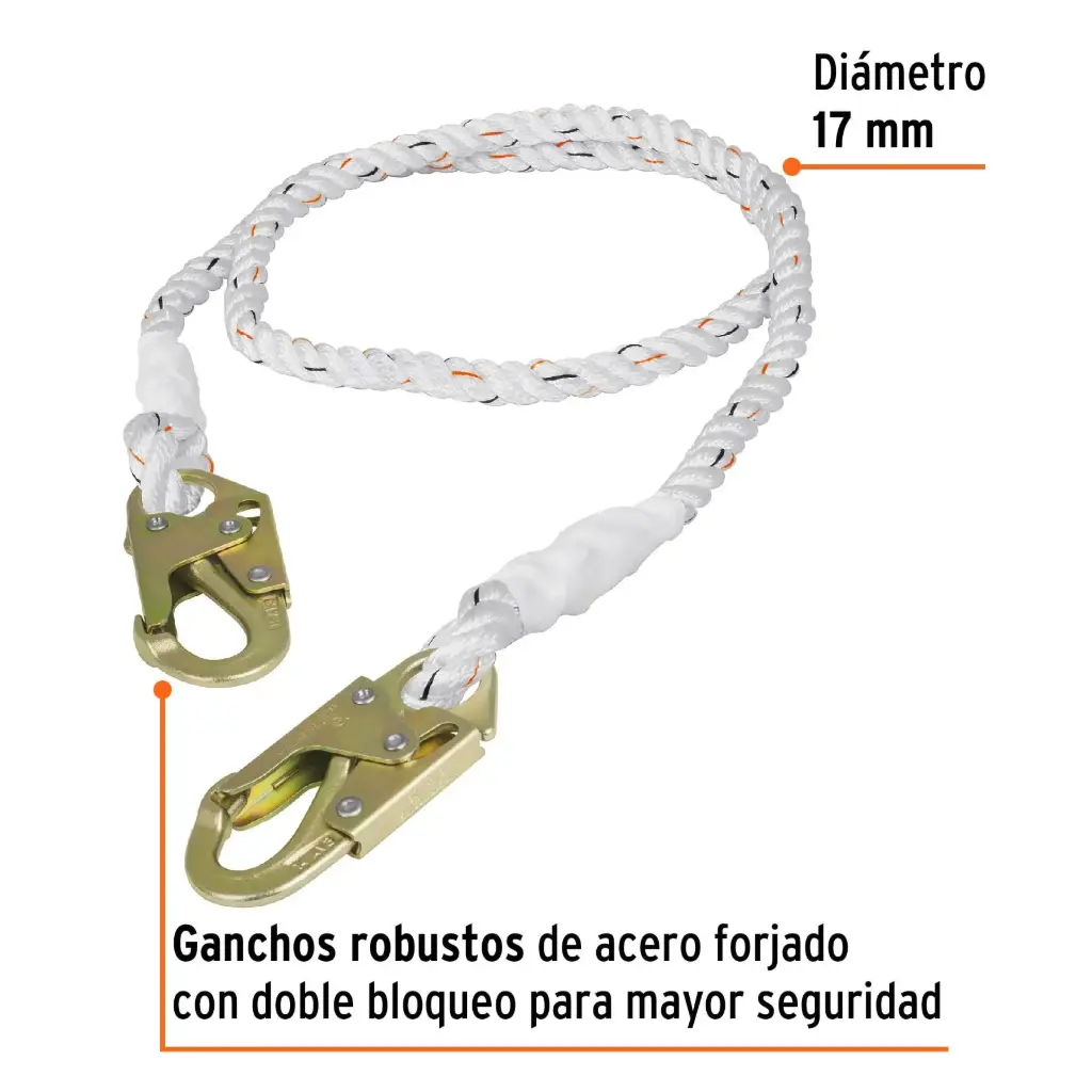 Cables De Posicionamiento, Cuerda Trenzada De Poliéster, 1.5m