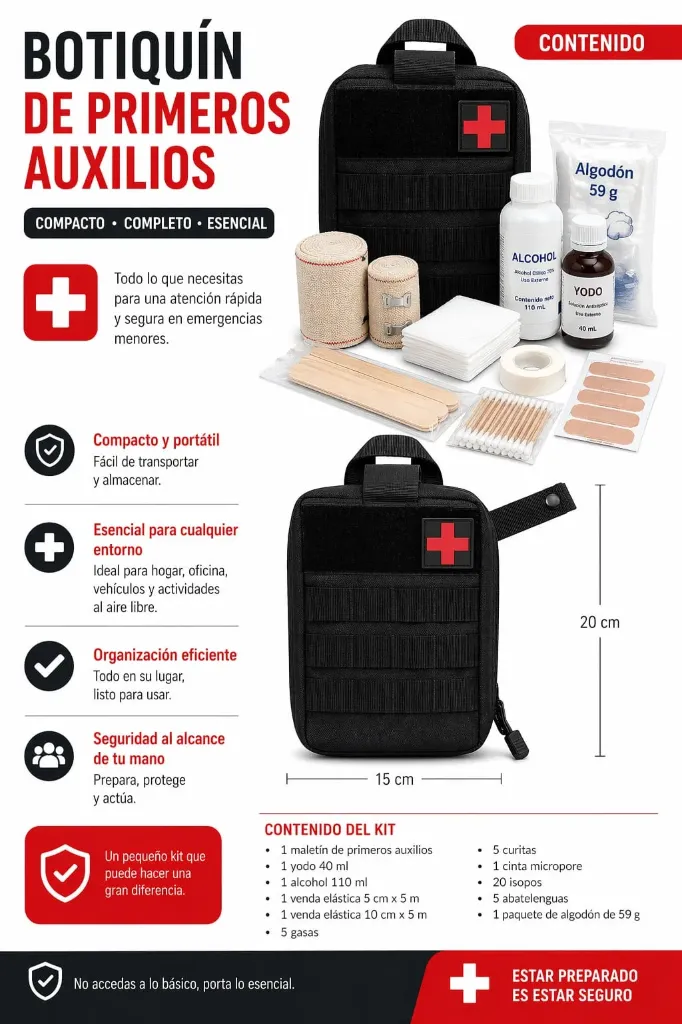 Kit primeros auxilios básico