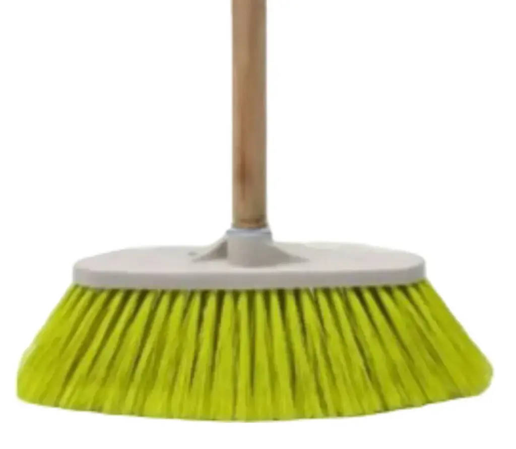 Escoba Tipo Cepillo Con Bastón.  