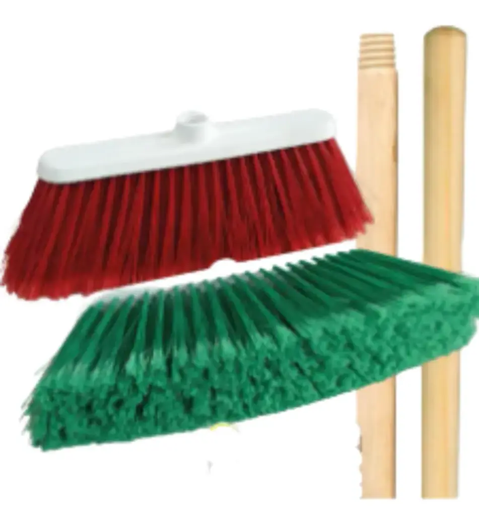 Escoba Hechicera GDE Con Bastón.