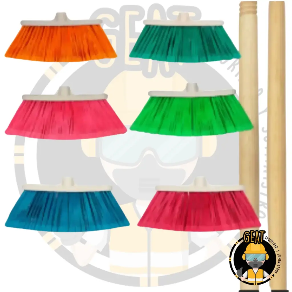 Escoba Alteza Con Bastón.