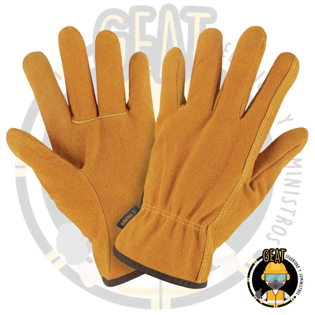 Guante De Carnaza, Puño Ajustado Ch.