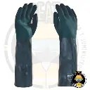 Guante Verde con Doble Inmersión de PVC – 14”