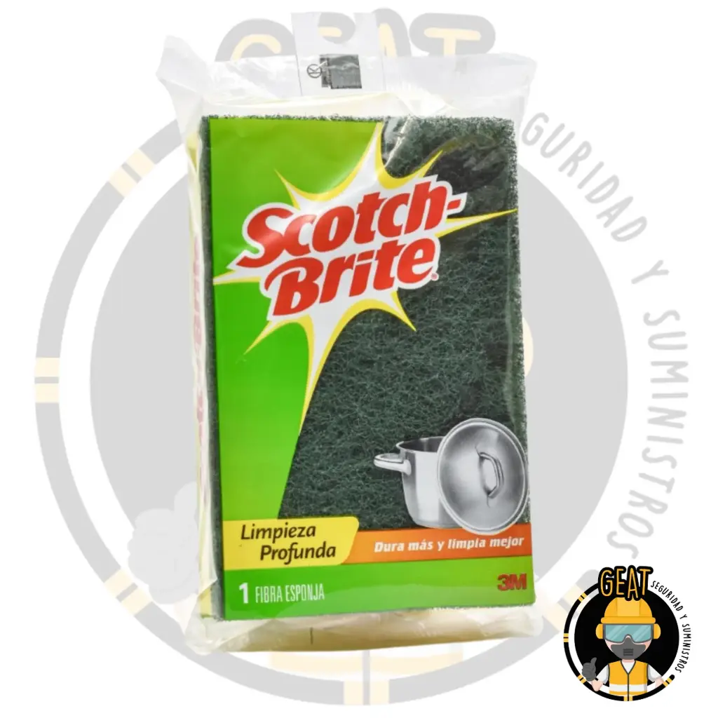 Fibra Con Esponja Scotch.