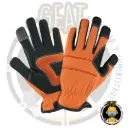 Guante Para Mecánico, Palma De Carnaza Sintética, Para Mujer.