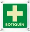 Señal "Botiquín" en Acrílico de  20x20 cm 