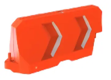 Barrera Diamante Soplada, Con Dos Reflejantes G.I. Prismático.