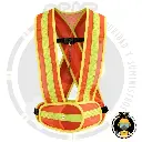 Chaleco MCA MCA. GEAT Mod.Carrillero Color Amarillo C/Anaranjado Talla Unitalla 