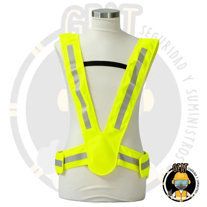 Chaleco MCA MCA. GEAT Mod.Carrillero Color Anaranjado Talla Unitalla 