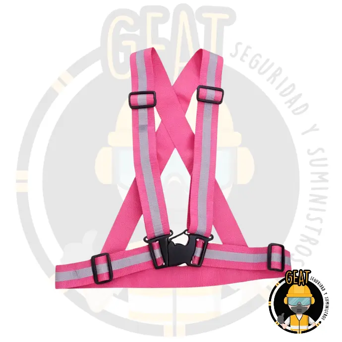 Chaleco MCA MCA. GEAT Mod.Carrillero Color Rosa Talla Unitalla 