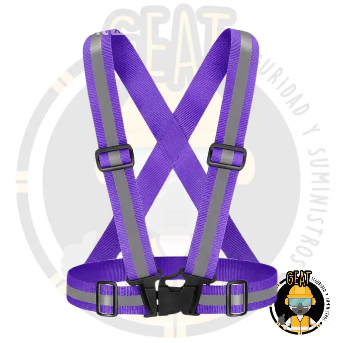 Chaleco MCA MCA. GEAT Mod.Carrillero Color Morado Talla Unitalla 