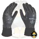 Guante de Nylon Negro con Recubrimiento Total de Nitrilo Sólido