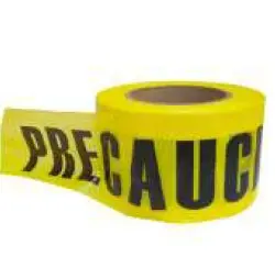 Cinta de Precaución Amarilla 305 mts