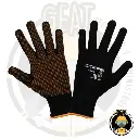 Guantes de Poliéster con Puntos de PVC en Palma, Talla G – TRUPER GU-443