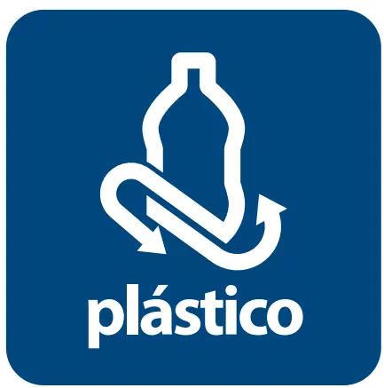 Señal de "plástico" de 35*50 cm