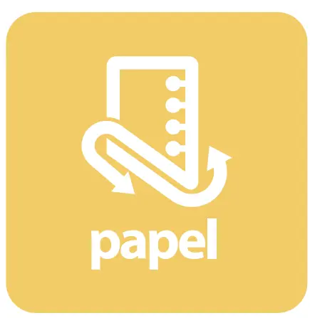 Señal de "papel" de 25*35 cm