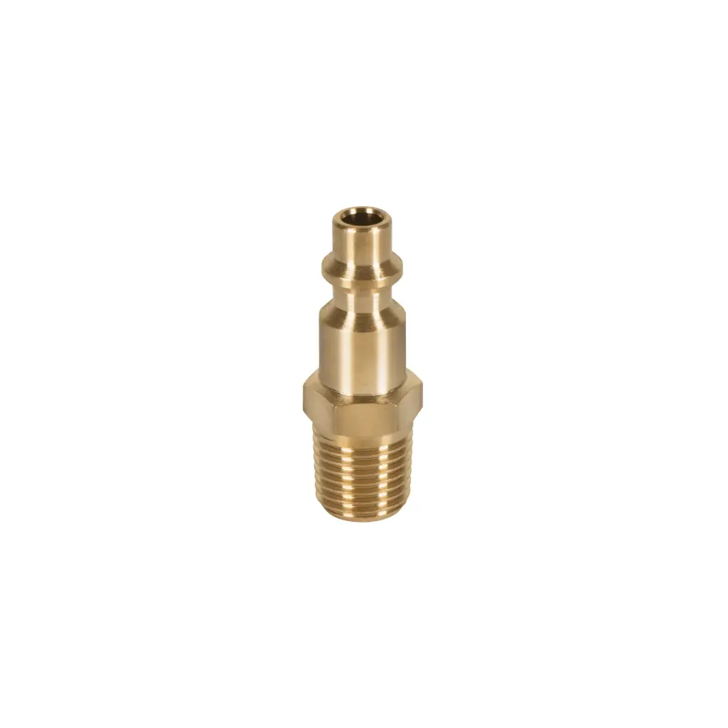 Conector rápido de latón, macho, cuerda 1/4" NPT, TRUPER
