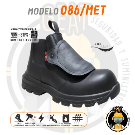 Bota Industrial Dieléctrica Mod. 086/MET