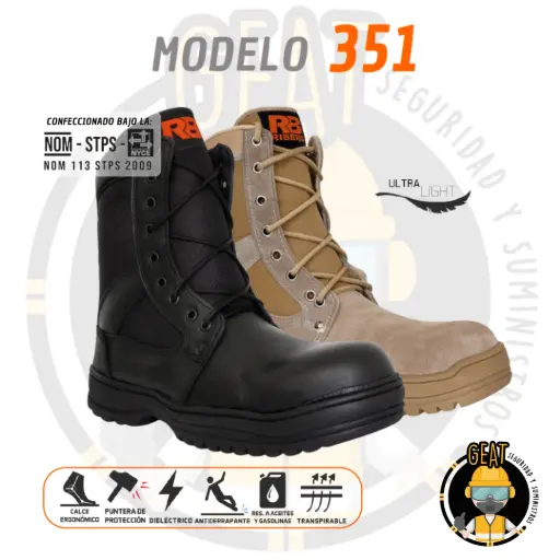 Bota Táctica Industrial Mod. 351 