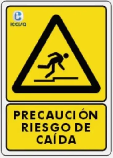 Señal Riesgo de Caida 25 x 35