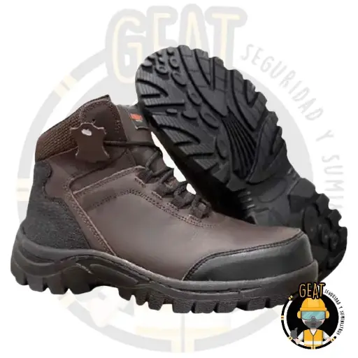 [ATX] Bota Industrial Dieléctrica Café Oscuro