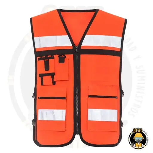 Chaleco Brigadista Unitalla anaranjado