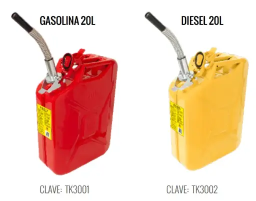 Tanque Dogotuls 20L  de acero rolado cal. 0.8mm